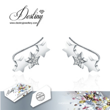 Destiny Jewellery Crystal From Swarovski Stars Twinkling Earrings